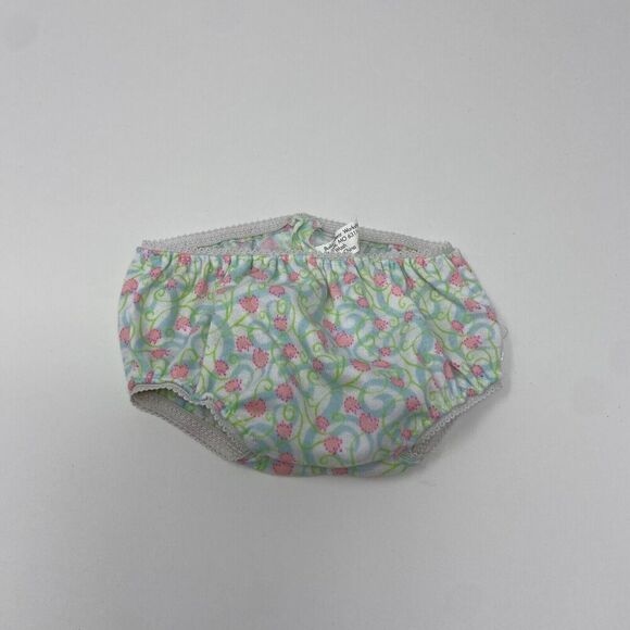 Build A Bear Panties Underwear Floral Pink Groovy Cotton Briefs BABW Toy - Picture 5 of 7